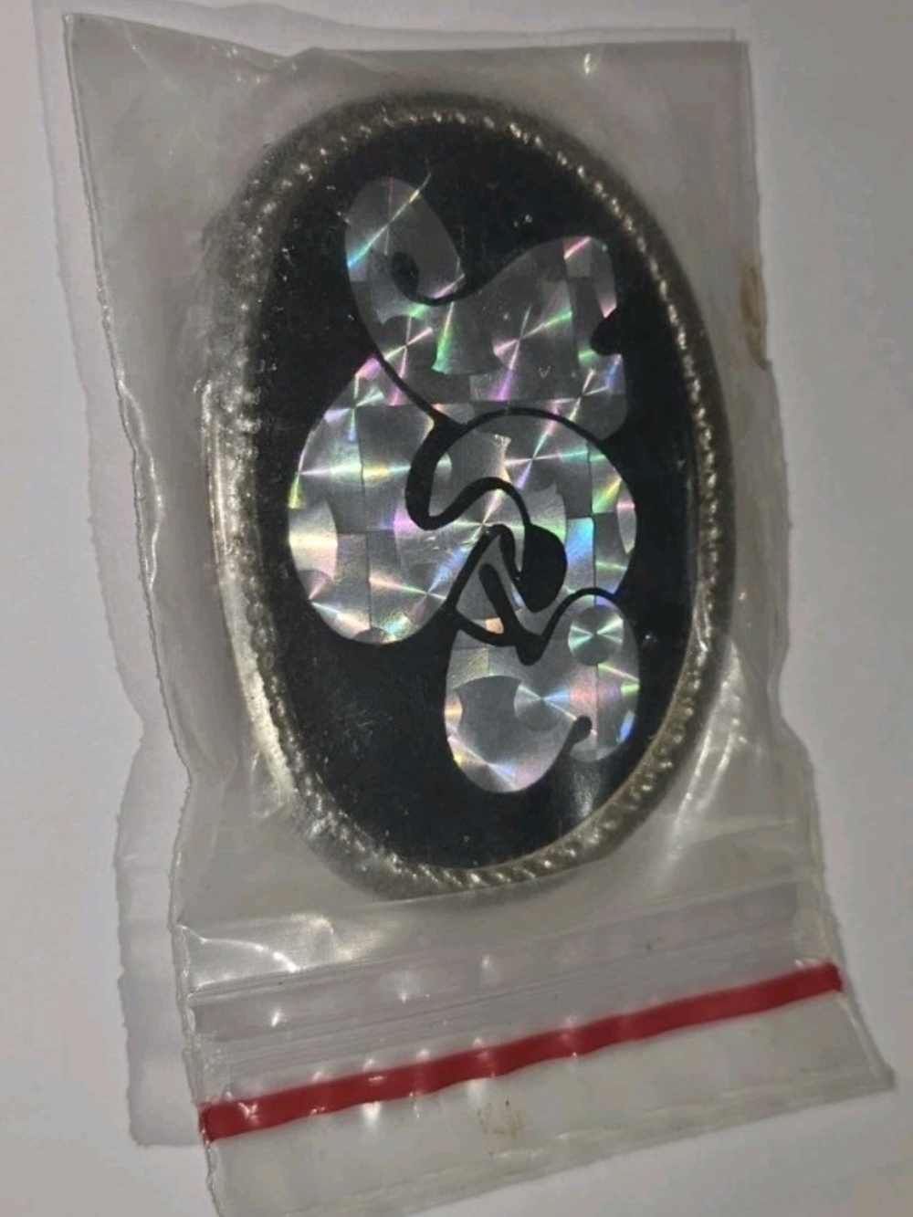 Yes Holographic Belt Buckle